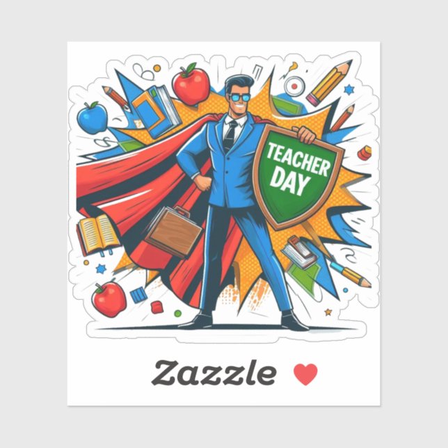 Teaching Is My Superpower Funny Appreciation Vinyl (Sheet)