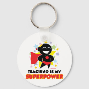 Teaching Is My Superpower Key Ring
