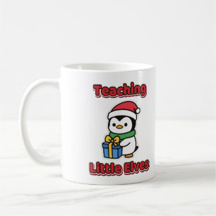 Teaching Little Elves Christmas Teacher Coffee Mug
