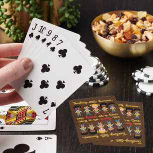 TEACHING LITTLE HUMANS ONE HEART AT A TIME PLAYING CARDS