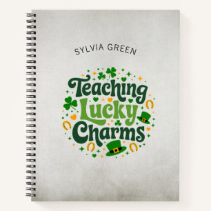 Teaching Lucky Charms – Personalised St. Patrick’s Notebook