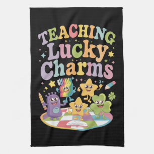 Teaching Lucky Charms Teacher St Patricks Day Tea Towel