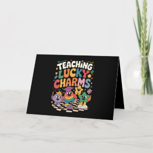 Teaching Lucky Charms Teacher St Patrick's Day Thank You Card