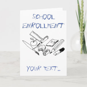 Teaching Materials on school enrolment invitation