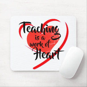 Teaching mouse pad