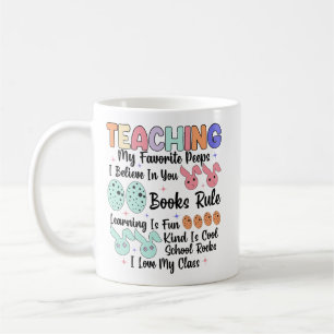 Teaching My Favourite Peeps - Teacher Easter Bunny Coffee Mug