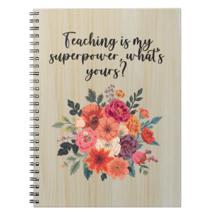 Teaching My Superpower Educator Pride Design Notebook