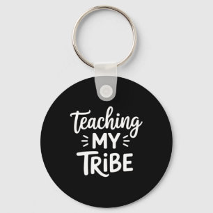 Teaching My Tribe Artwork Key Ring