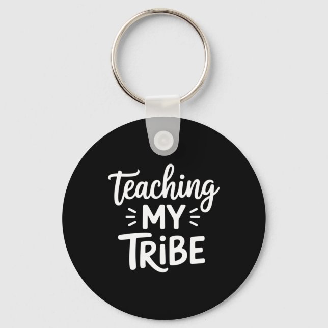 Teaching My Tribe Artwork Key Ring (Front)