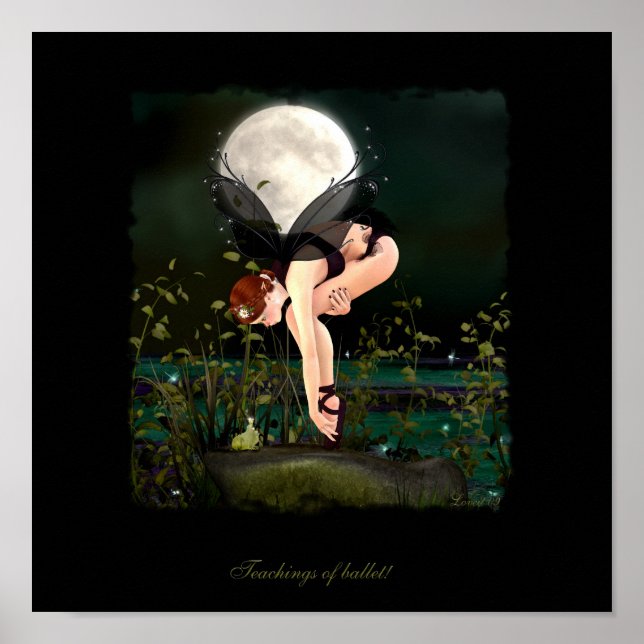 Teaching of ballet poster (Front)