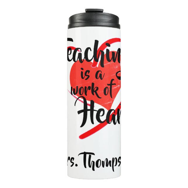 Teaching personalised thermal tumbler (Front)