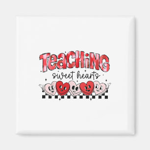 Teaching Sweethearts Candy Heart Teacher Valentine Magnet