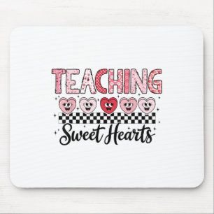 Teaching Sweethearts Cute Love Heart Teacher Valen Mouse Pad