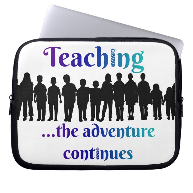 Teaching, the adventure continues Electronics Bag (Front)