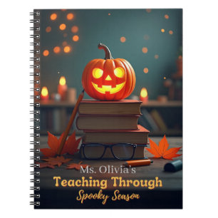 Teaching Through Spooky Season Personalised Notebook