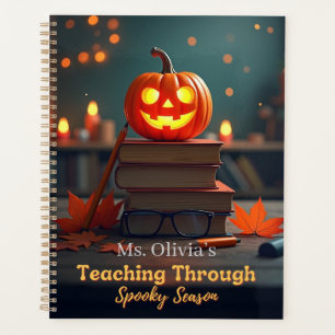 Teaching Through Spooky Season Personalised Planner