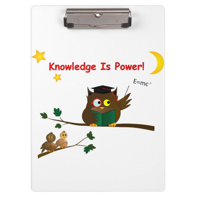 Teaching Wise Owl Clipboard (Front)