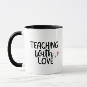 'Teaching With Love' Teacher Thank You Gift Mug