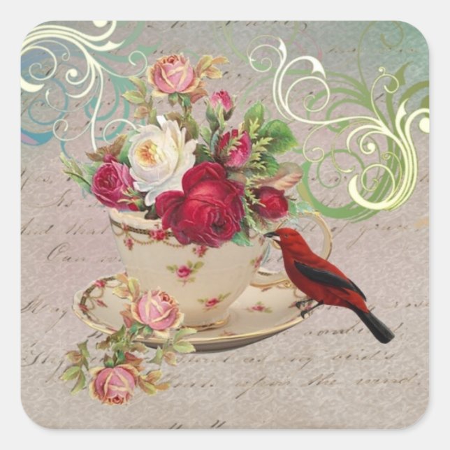 Teacup 1 stickers (Front)