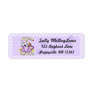 Teacup Agility Return Address Label