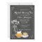 Teacup Chalkboard Elegant Bridal Shower Invitation