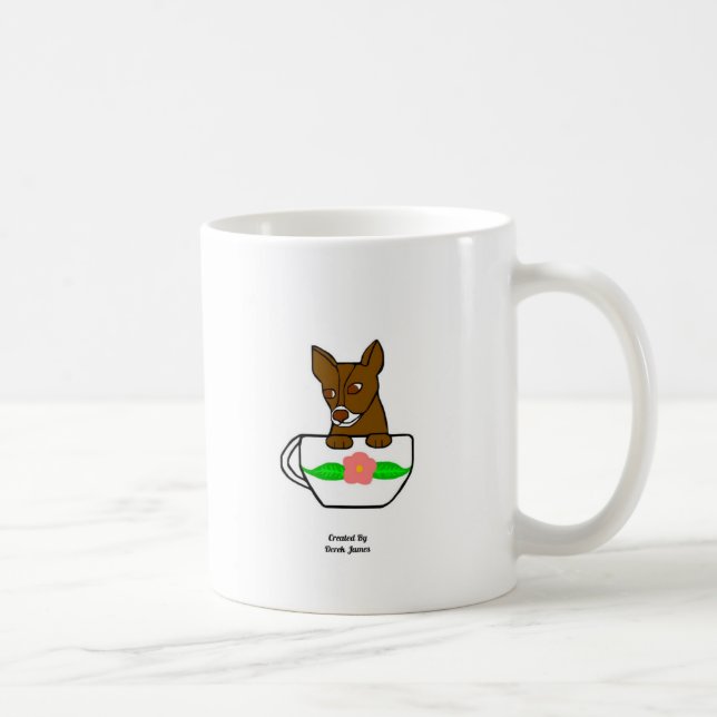 Teacup Chihuahua Coffee Mug (Right)