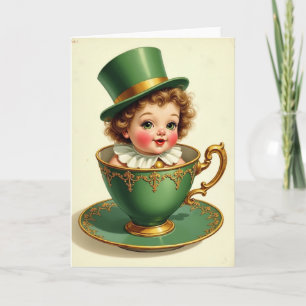 Teacup Child Art Card