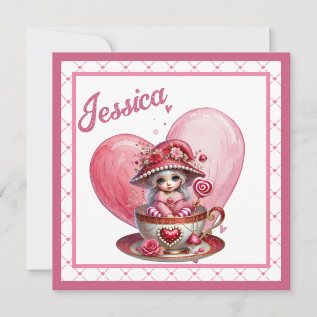 Teacup Cuties  Holiday Card (Front)