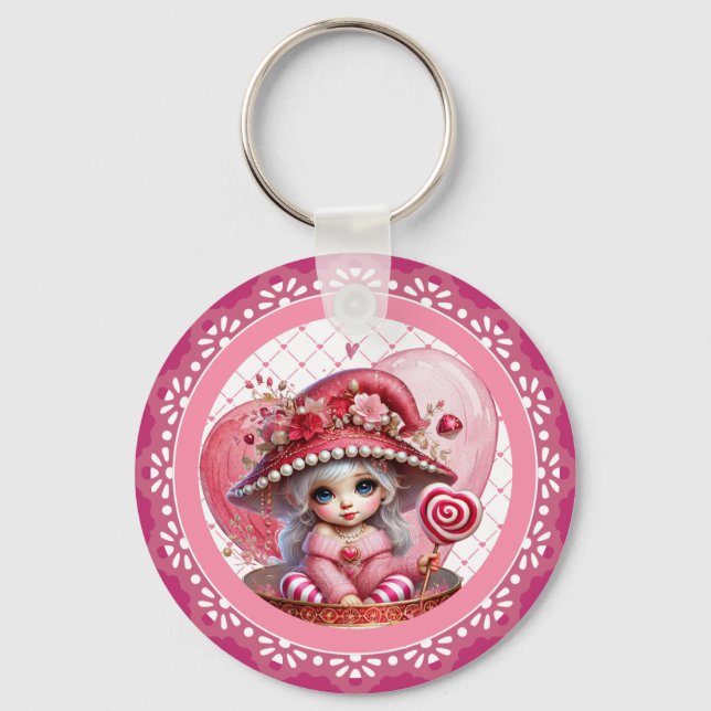 Teacup Cuties Key Ring (Front)