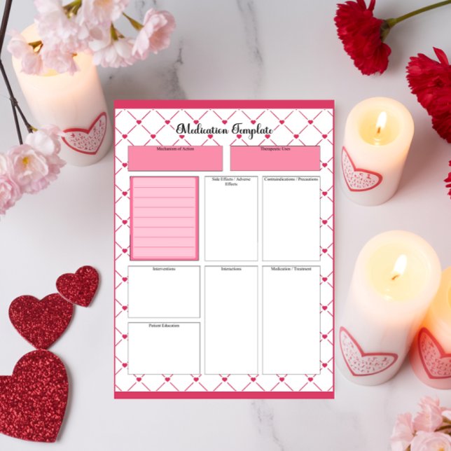 Teacup Cuties _ Medication Template Notepad (Creator Uploaded)