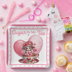 Teacup Cuties Paper Plate