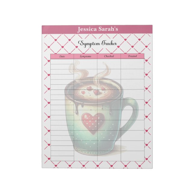 Teacup Cuties _ Symptom Tracker Notepad (Rotated)