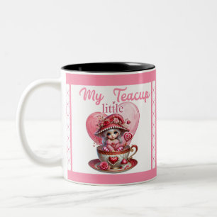 Teacup Cuties Two-Tone Coffee Mug