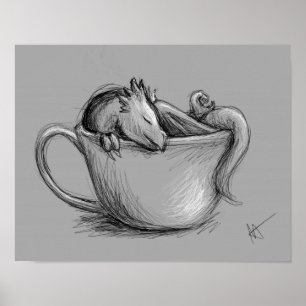 Teacup Dragon Poster
