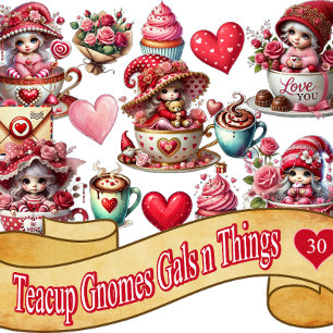 Teacup Gnome Gals and Things
