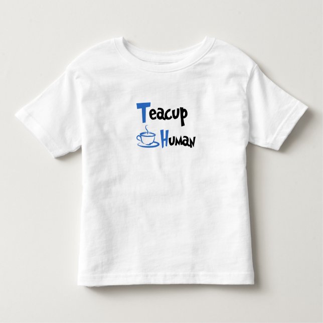 Teacup Human Boy Toddler T-Shirt (Front)