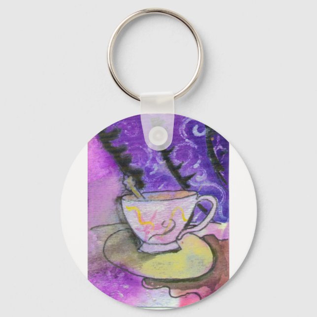 Teacup Key Ring (Front)