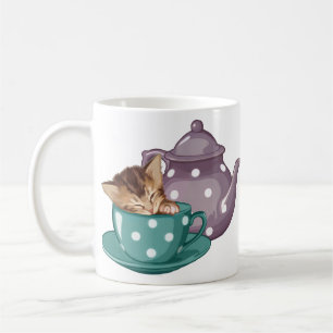 Teacup Kitten Coffee Mug