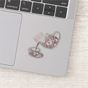 Teacup set cartoon illustration
