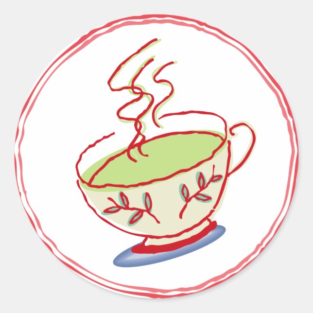 Teacup stickers (Front)