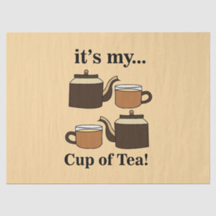 Teacup Teapot Its My Cup of Tea Tissue Paper