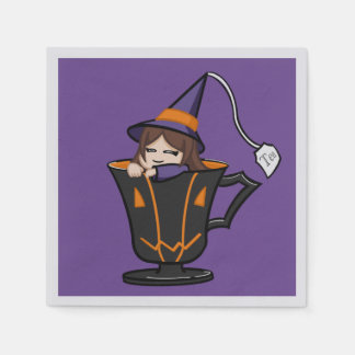Teacup Witch Napkin