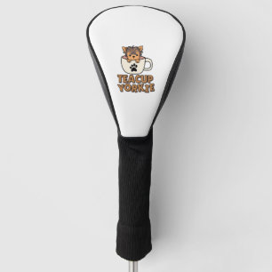 Teacup Yorkie puppy  Golf Head Cover
