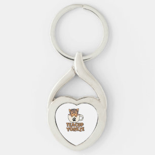 Teacup Yorkie puppy  Key Ring