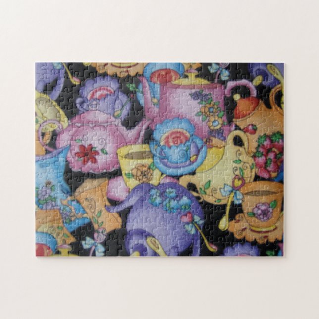 Teacups and Teapots Jigsaw Puzzle (Horizontal)