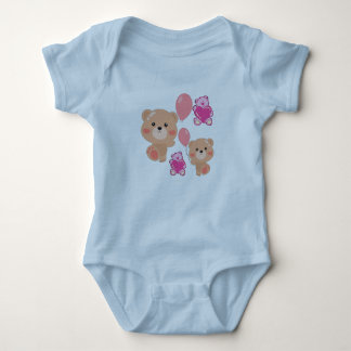 Teady bear baby bodysuit