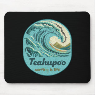 Teahupoo Surfing French Polynesia Tahiti Teahupo'o Mouse Pad
