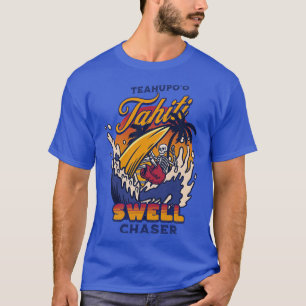 Teahupoo Tahiti Big Wave Surfing 3 T-Shirt