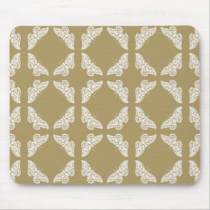 Teak Arts and Crafts Butterflies Mouse Pad