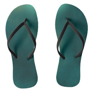 teal Abstract Thongs